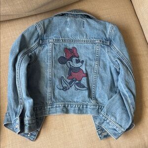 Baby Gap x Disney Minnie Mouse denim jacket toddler 4